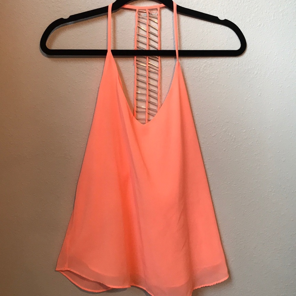 A.n.s. Neon pink top